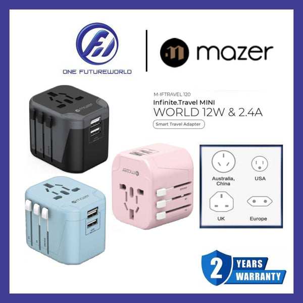 Mazer InfiniteTravel 120 World Travel Charger 2A