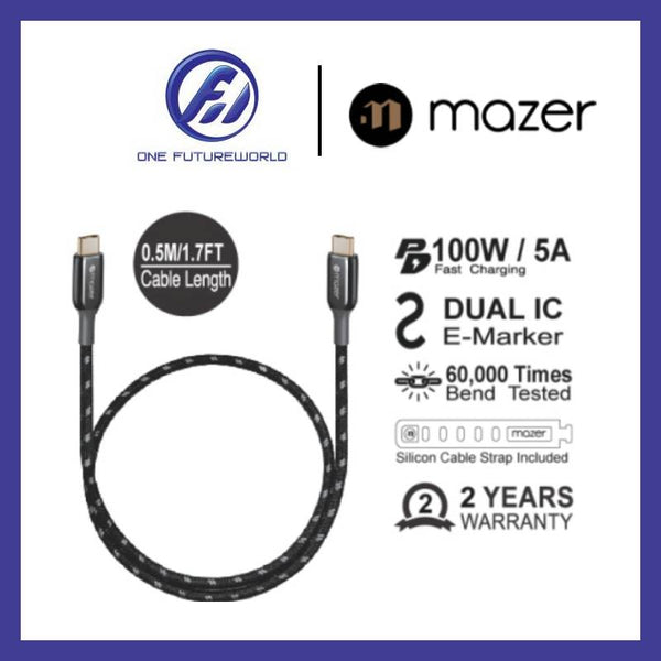 Mazer Infinite.LINK Pro 3 PD100W Cable USB-C to USB-C